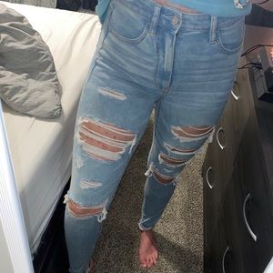 American Eagle super high rise jeans! NWOT